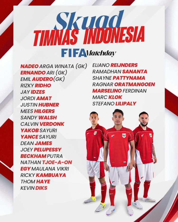 开云体育app-印尼队9月热身赛名单：伊泽斯、希尔格斯、迪克斯等多名归化在列